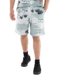 Maison Kitsuné - Seafoam Graphic Board Shorts - Lyst