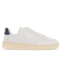 Veja - V-12 Leather Low-Top Sneakers - Lyst