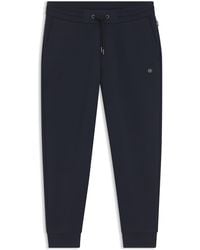 BOSS - Cotton-Blend Track Pants With Double B Monogram Badge - Lyst