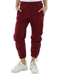 Reebok - X Victoria Beckham Ladies Logo-Embroidered Track Pants, Brand - Lyst