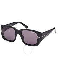 Tom Ford - Ryder Smoke Square Sunglasses Ft1035-n 01a 51 - Lyst