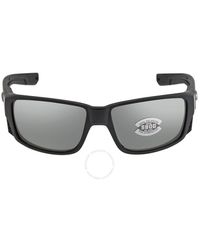 Costa Del Mar - Cta Del Mar Tuna Alley Pro Grey Silver Mirror Polarized Glass Sunglasses  910504 60 - Lyst