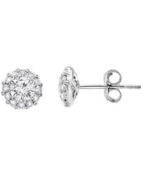 Brilliant Diamond - 14Kt 1.00 Carat Lab Grown Diamond Stud Earrings For - Lyst