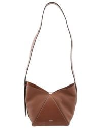 Max Mara - Deer-Print Leather Small Bucket Bag - Lyst