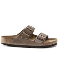 Birkenstock - Arizona Oiled Leather Sandals, Brand Size 42 Us - Lyst