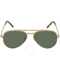 Ray-Ban - New Aviator Green Sunglasses - Lyst