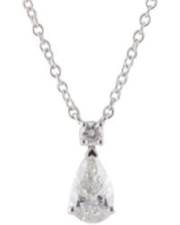 Brilliant Diamond - 14Kt 0.50 Carat Lab Grown Diamond Pendant Necklace For - Lyst