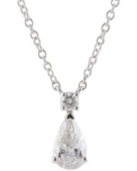 Brilliant Diamond - 14Kt 0.50 Carat Lab Grown Diamond Pendant Necklace For - Lyst