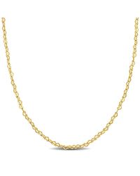 Amour - 2Mm Heart Link Necklace - Lyst