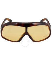 Tom Ford - Cassius Amber Mask Sunglasses Ft0965 52e 78 - Lyst