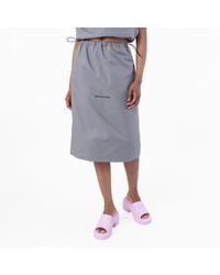 Balenciaga - High Waist Shoe Bag Skirt - Lyst