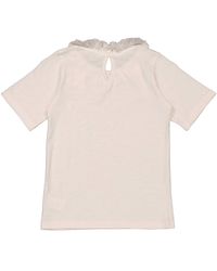 Bonpoint - Girls Clea Box-pleat Cotton T-shirt - Lyst