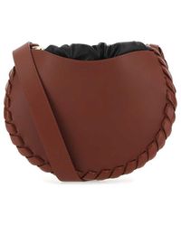 Chloé - Chlo Brick Leather Small Mate Crossbody Bag - Lyst