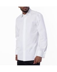 Saint Laurent - Col Monsieur Button Down Shirt, Brand Size 40 (Neck - Lyst
