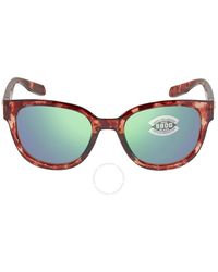 Costa Del Mar - Cta Del Mar Salina Green Mirror Polarized Glass Sunglasses  905104 53 - Lyst