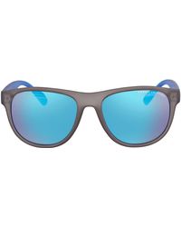 Armani Exchange Mirrored Blue Square Sunglasses  831025 57