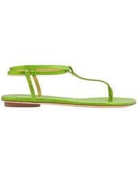 Giannico - Ladies Kai Flip Flops Leather Flats, Brand Size 38 (Us - Lyst