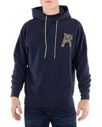 Aries - Reverse Column Cotton Hoodie - Lyst