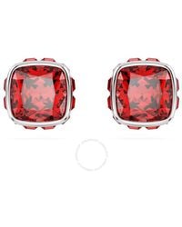 Swarovski - Birthstone Stud Earrings - Lyst