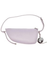 Burberry - Mini Shield Leather Shoulder Bag - Lyst