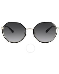 Michael Kors - Dark Gray Gradient Irregular Sunglasses Mk1072 10148g 57 - Lyst