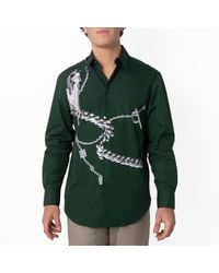 Burberry - Knight Hardware Printed Cotton Shirt - Lyst