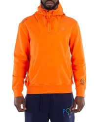 Polo Ralph Lauren - Terry Fleece Quarter-Zip Hoodie - Lyst