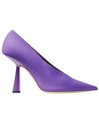 Jimmy Choo - Maryanne 100 Lycra Pointed-Toe Pumps, Brand Size 35.5 Us - Lyst