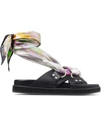Jimmy Choo - Ruzah Vachetta Leather Slip-On Flats, Brand Size 39 Us - Lyst