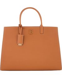 Burberry - Warm Russet Grainy Leather Medium Frances Bag - Lyst