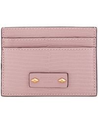 Jimmy Choo - Lizard Print Umika Card Case - Lyst
