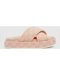 Gucci - Clarice Gg Platform Sandals, Brand Size 40 Us - Lyst