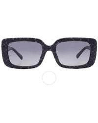 COACH - Blue Gradient Rectangular Sunglasses Hc8380u 57654l 54 - Lyst