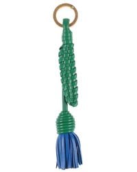 Bottega Veneta - Intrecciato Keyring - Lyst