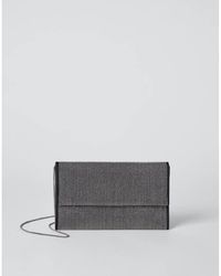Brunello Cucinelli - Ruthenium Ottone Eco Finish Shoulder Bag - Lyst