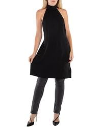 Burberry - Ladies Silk Bib Funnel-Neck Sleeveless Dress, Brand Size 4 (Us - Lyst