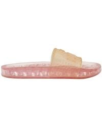 puma fenty jelly slides pink