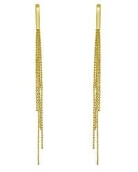 Tresorra - 14K Multi-Chain Drop Earrings - Lyst