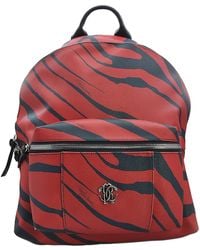 Roberto Cavalli - Zebra Print Backpack - Lyst