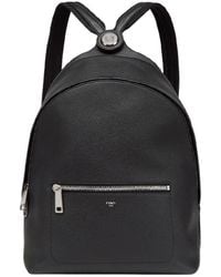 Fendi - Engraved Logo Leather Backpack - Lyst