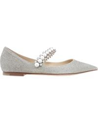 Jimmy Choo - Baily Pointed-Toe Ballerina Flats - Lyst