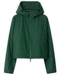 Burberry - Ivy Classic-Hood Zip-Up Jacket - Lyst
