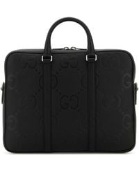 Gucci - Briefcase Piuma Gg Jumbo/Piuma - Lyst