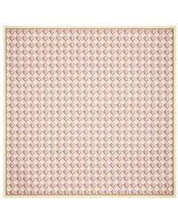 Fendi - Ff Geometric Square Silk Foulard - Lyst