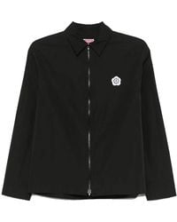 KENZO - Boke Flower Long-Sleeved Zip-Up Shirt, Brand Size 36 Us - Lyst