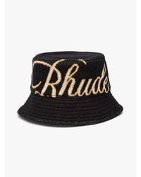 Rhude - Script Bucket Hat - Lyst