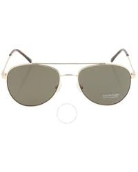 Calvin Klein - Green Pilot Sunglasses Ck20120s 717 55 - Lyst