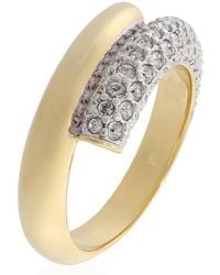 Swarovski - Tone Plated Dextera Ring, Size 55 - Lyst
