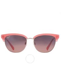 Maui Jim - Lokelani Maui Rose Cat Eye Sunglasses Rs825-09 55 - Lyst