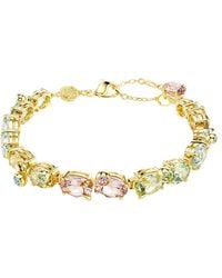 Swarovski - Gema Tennis Bracelet, Size Medium - Lyst